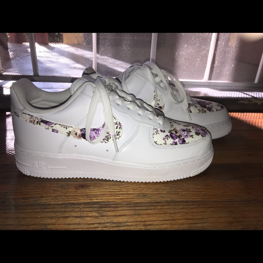 Drip Creationz Purple Flowers AF1 - Picture 2 of 5